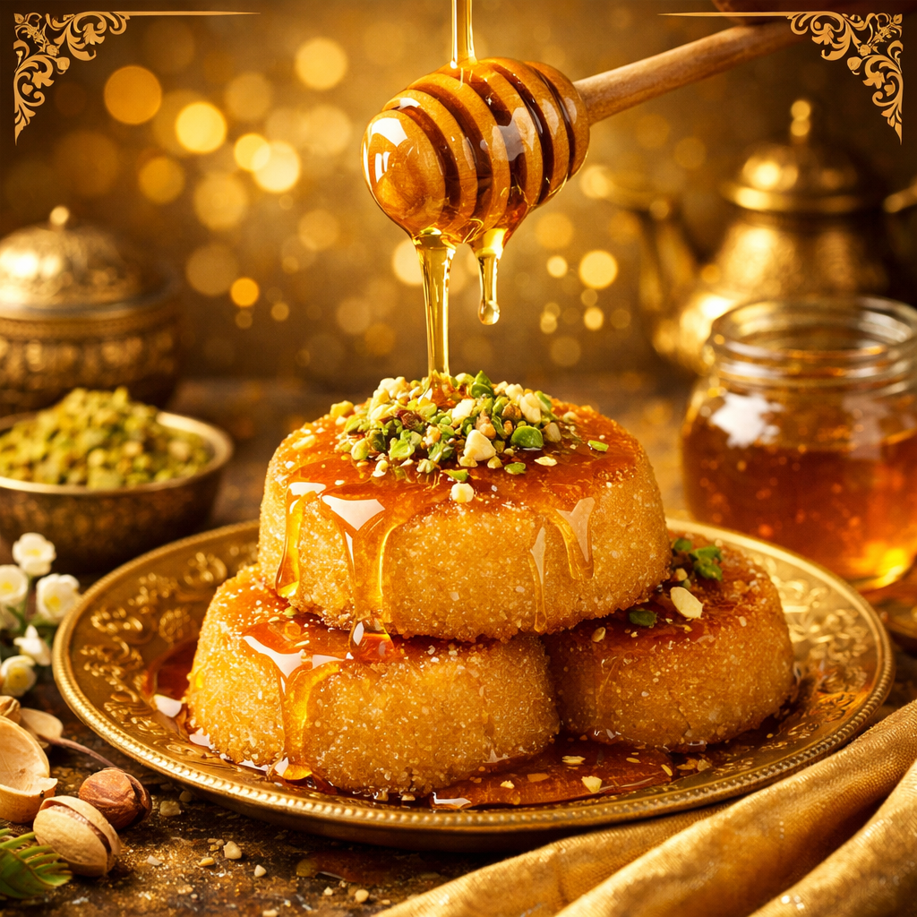 Helin Nazlı Çoban’dan Huzur Dolu Bir Tarif: Ballı İrmik Tatlısı ile Geçmişe Yolculuk