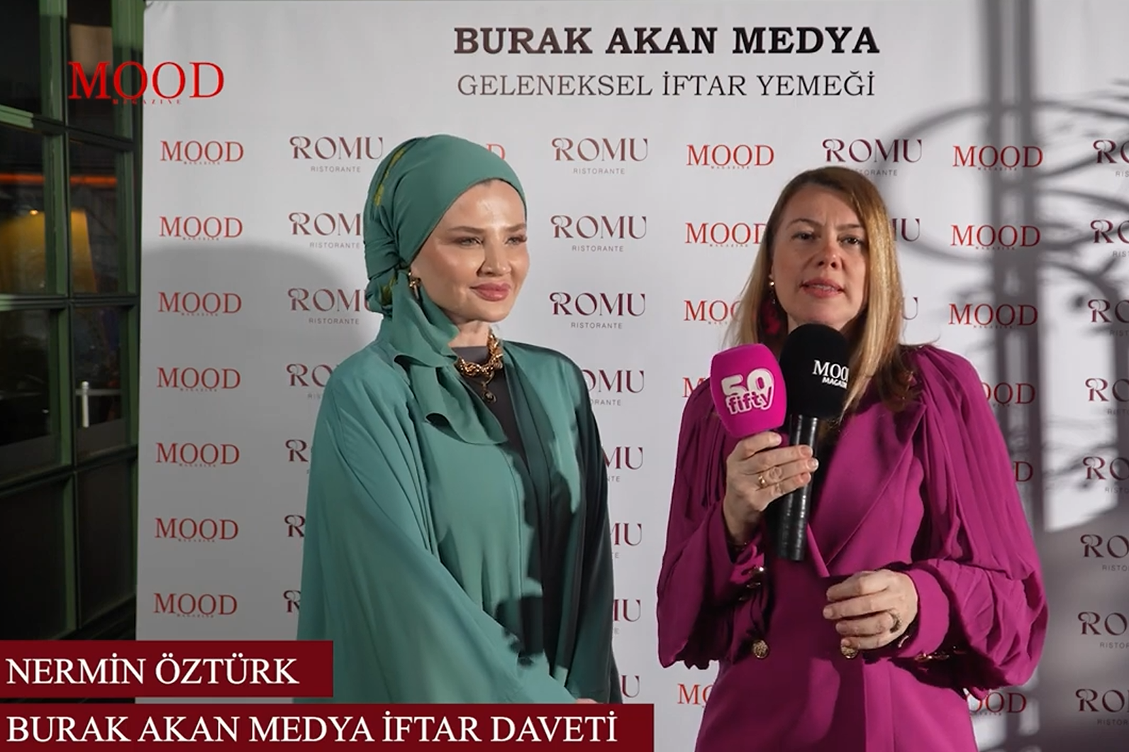 Burak Akan İftar Davetinden Nermin Öztürk Röportajı