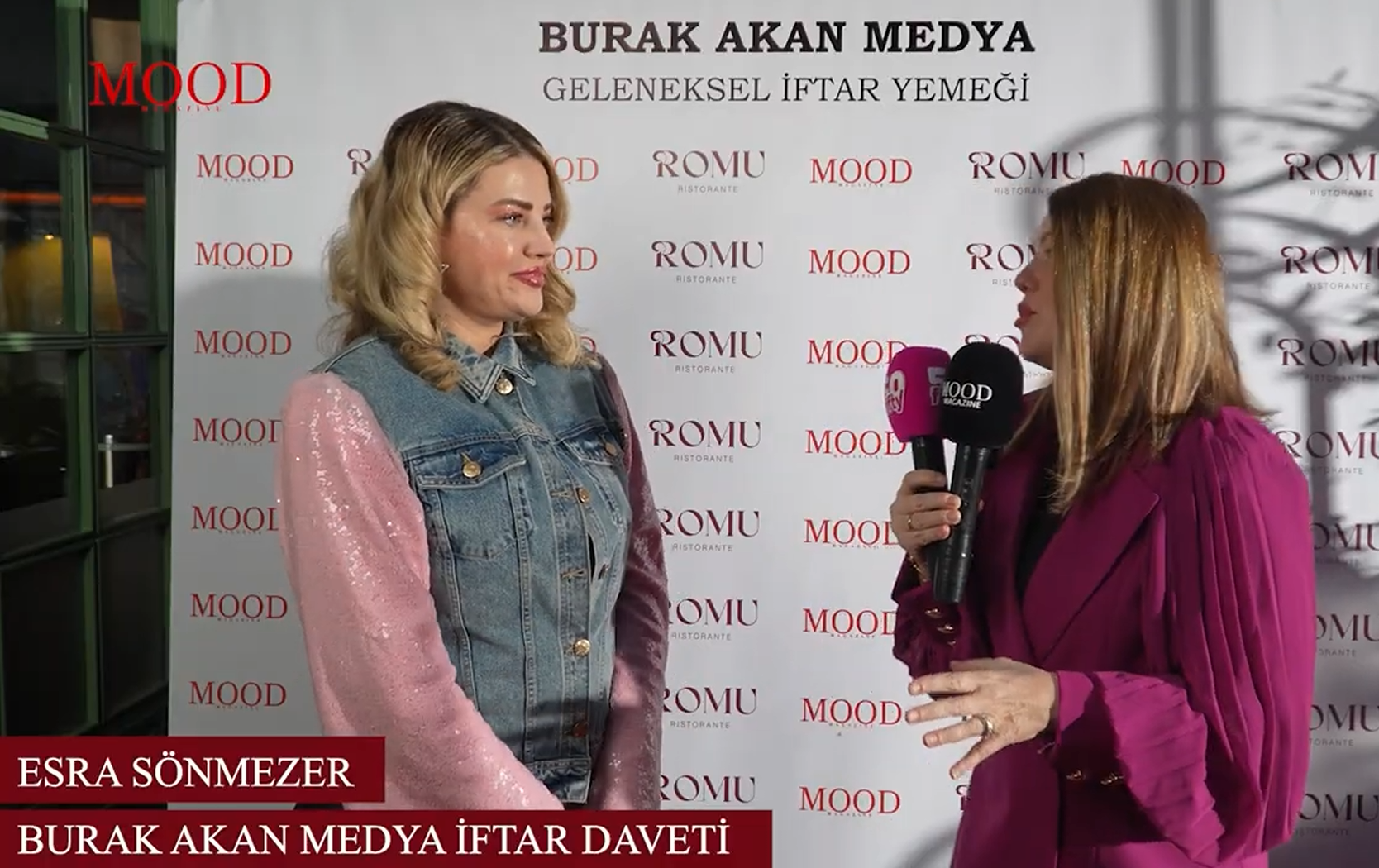 Burak Akan İftar Davetinden Esra Sönmezer Röportajı