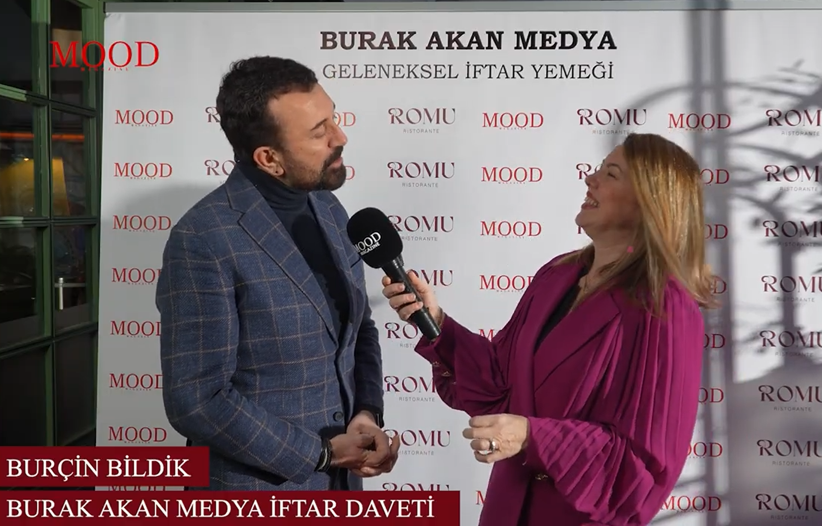 Burak Akan İftar Davetinden Burçin Bildik Röportajı